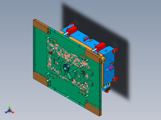 丰田汽车主驾门板塑胶模具