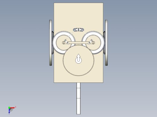 古代司南车俯视缩略图