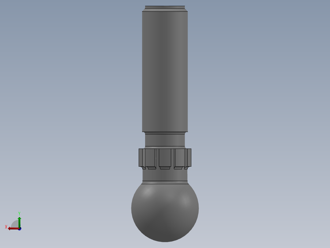 40 tn 机械压机球形转子后视图