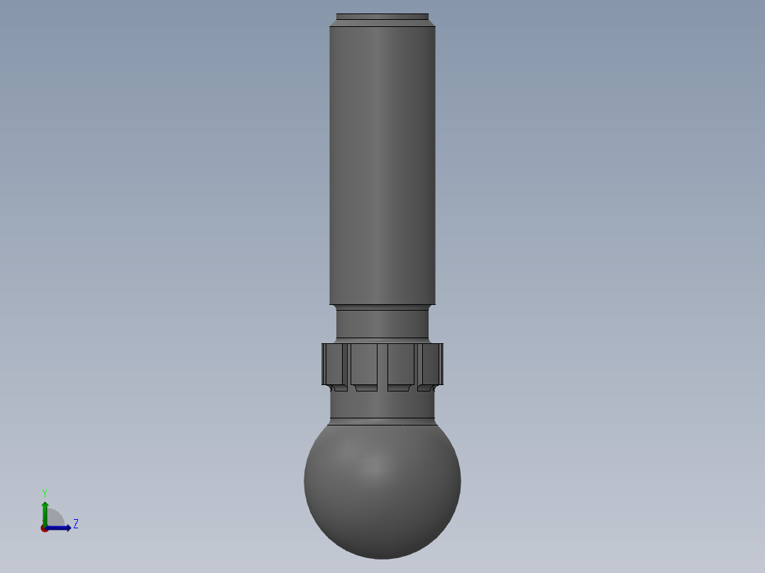40 tn 机械压机球形转子左视图