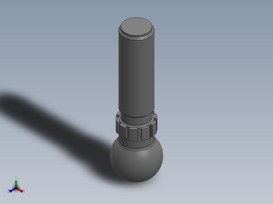 40 tn 机械压机球形转子正等轴测图