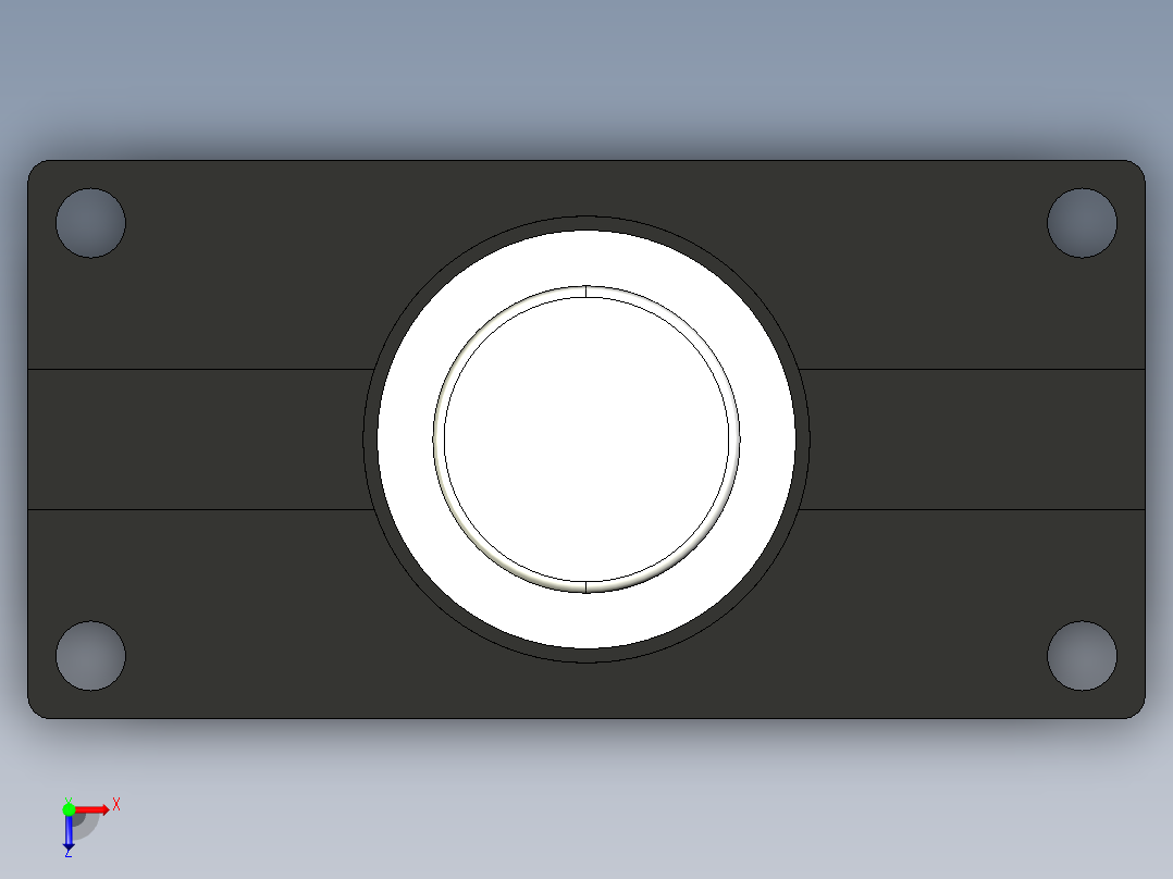 扬声器组件通用4x2厘米13俯视图
