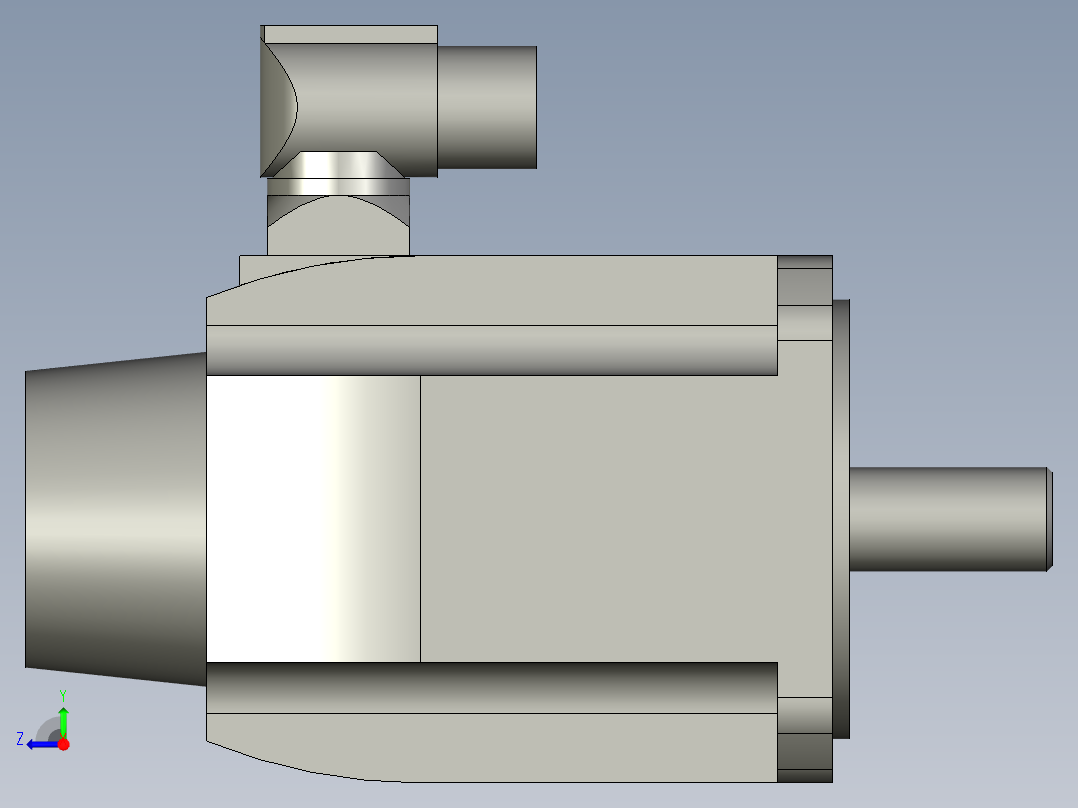 1FK7042-2AC71-1AG0伺服电机右视图