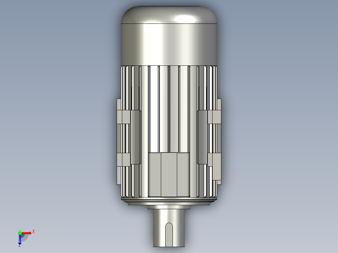 YC80单相异步电动机俯视图