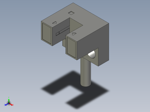 KTH170铝体内嵌丝杆模组马达外露KTH170-C10-400-BC-B86-C4_EE_SX911P_R正等轴测缩略图