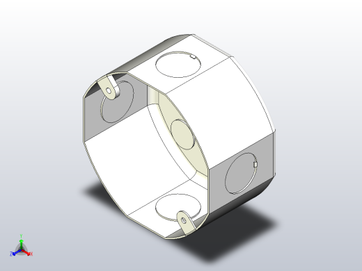八角形导管预埋暗盒