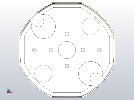 八角形导管预埋暗盒前视缩略图