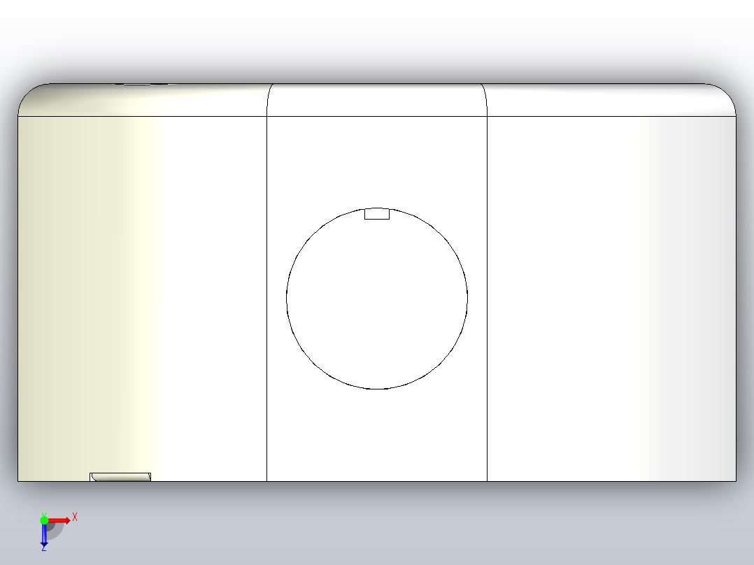 八角形导管预埋暗盒俯视图