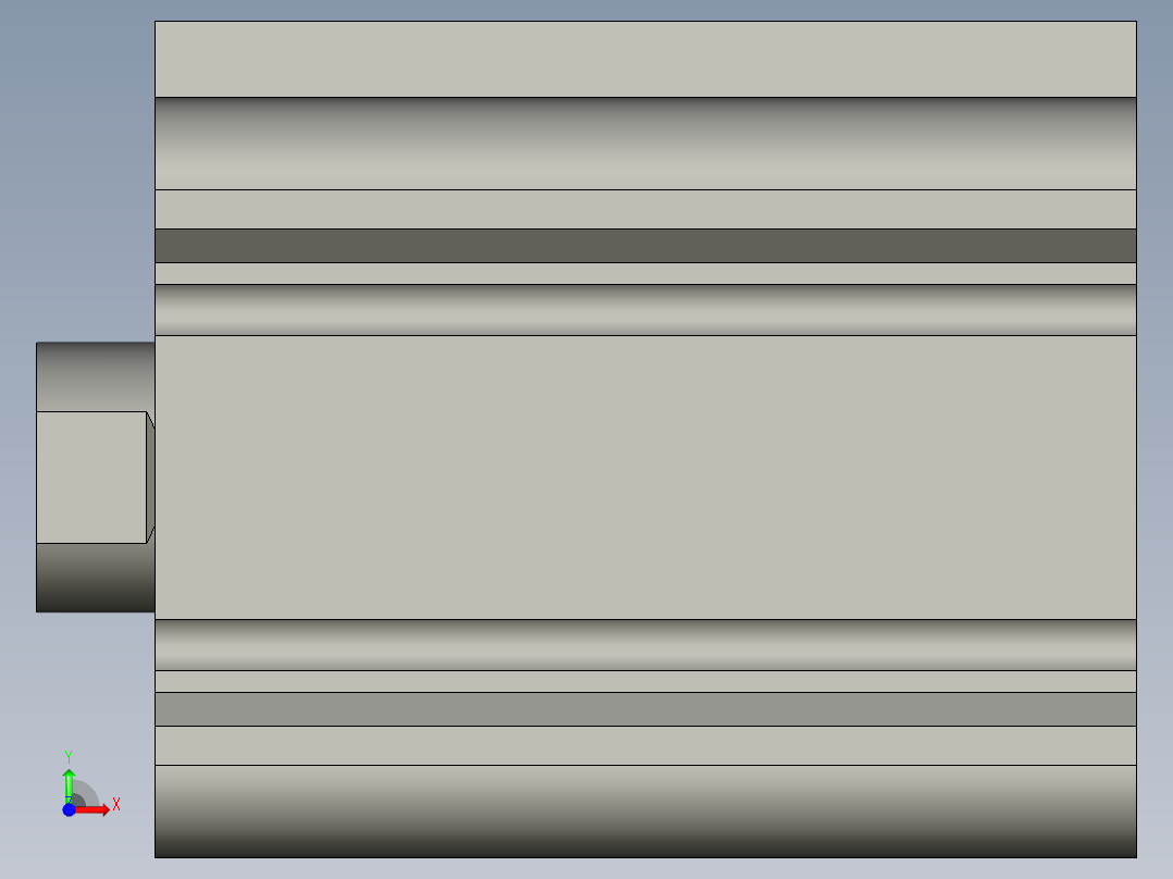 CDQ2B32-25DZ-M9BL前视图