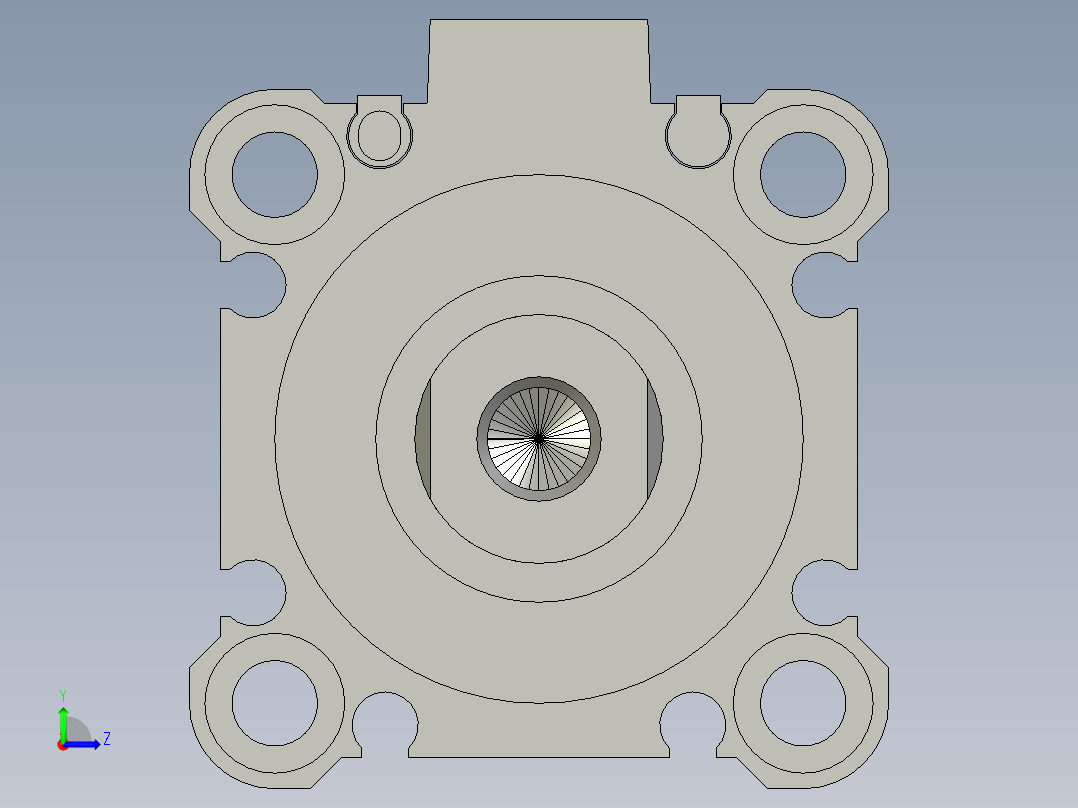 CDQ2B32-25DZ-M9BL左视图