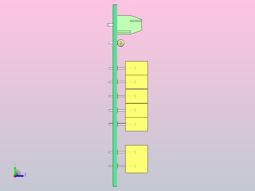 灯条Kingbright_Light_Bar左视图