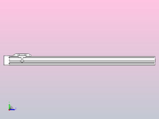 滚珠丝杠直线轴带导轨全封闭TPA-HCR-85D-1610C-L800-ML-C-P20-N3左视缩略图