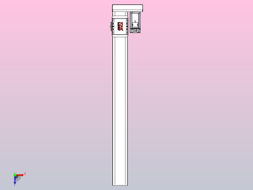 滚珠丝杠直线轴带导轨全封闭TPA-HCR-85D-1610C-L800-ML-C-P20-N3俯视缩略图