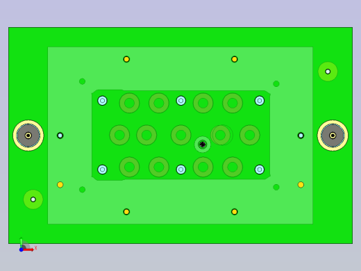汽车排气管覆盖件模具设计前视缩略图