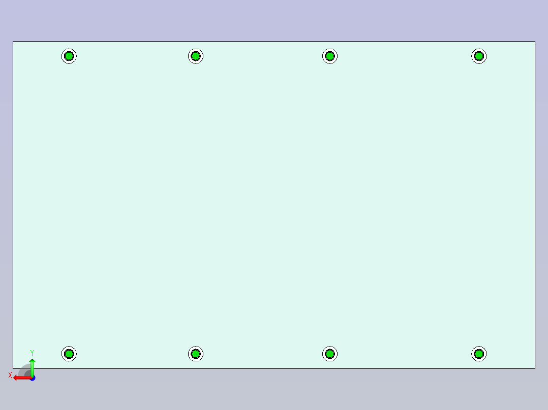 汽车排气管覆盖件模具设计后视图