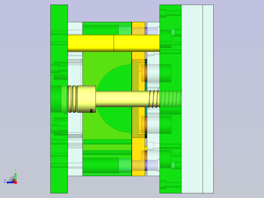 汽车排气管覆盖件模具设计右视缩略图