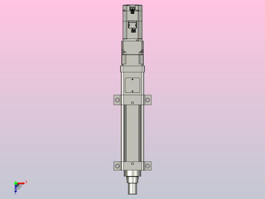 轻载电动缸TPA-ESR80-2510C-L100-M-LB-W-P75-JX-C3俯视缩略图