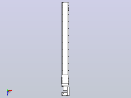 机器人皮带驱动直线轴TPA-GCB-150-P80-L1500-QR-M75-N3俯视缩略图