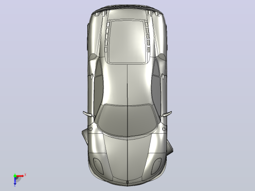 法拉利玩具车3d打印俯视缩略图