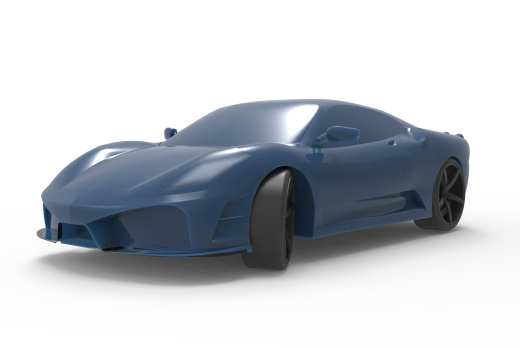 法拉利玩具车3d打印缩略图