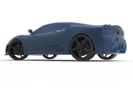 法拉利玩具车3d打印缩略图