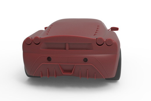 法拉利玩具车3d打印缩略图