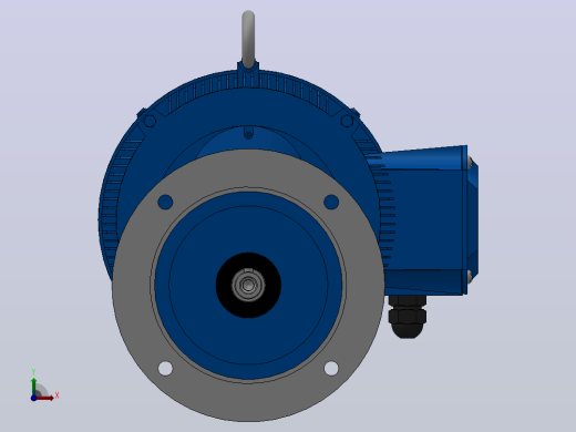 RXF67法兰轴伸式安装斜齿轮减速机RX67-Y7.5-4P-132M-M1-0°-Φ250前视缩略图