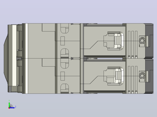 NB1-63 1P&amp;N小型断路器三维模型202404左视缩略图