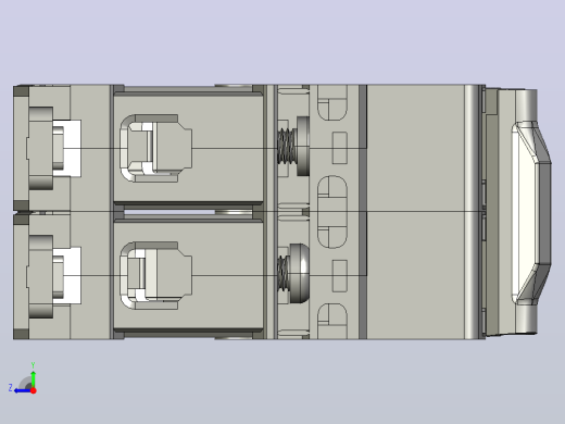 NB1-63 1P&amp;N小型断路器三维模型202404右视缩略图
