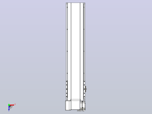 皮带直线轴半封闭可选导轨TPA-HNB-175D-140-L600-LP-C-P75-N3俯视缩略图