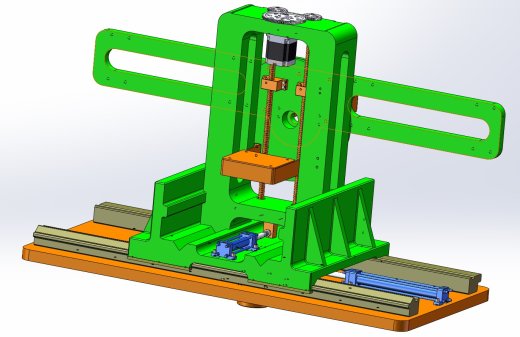 轧辊抛光机（SW+CAD+说明书）缩略图