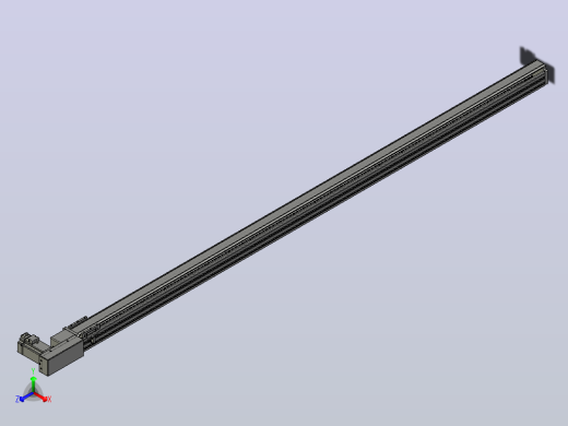 皮带直线轴半封闭可选导轨TPA-HNB-65S-90-L2000-MR-Y-P10-N3