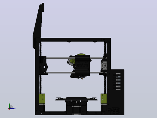 3D精密度高的加工打印机左视缩略图
