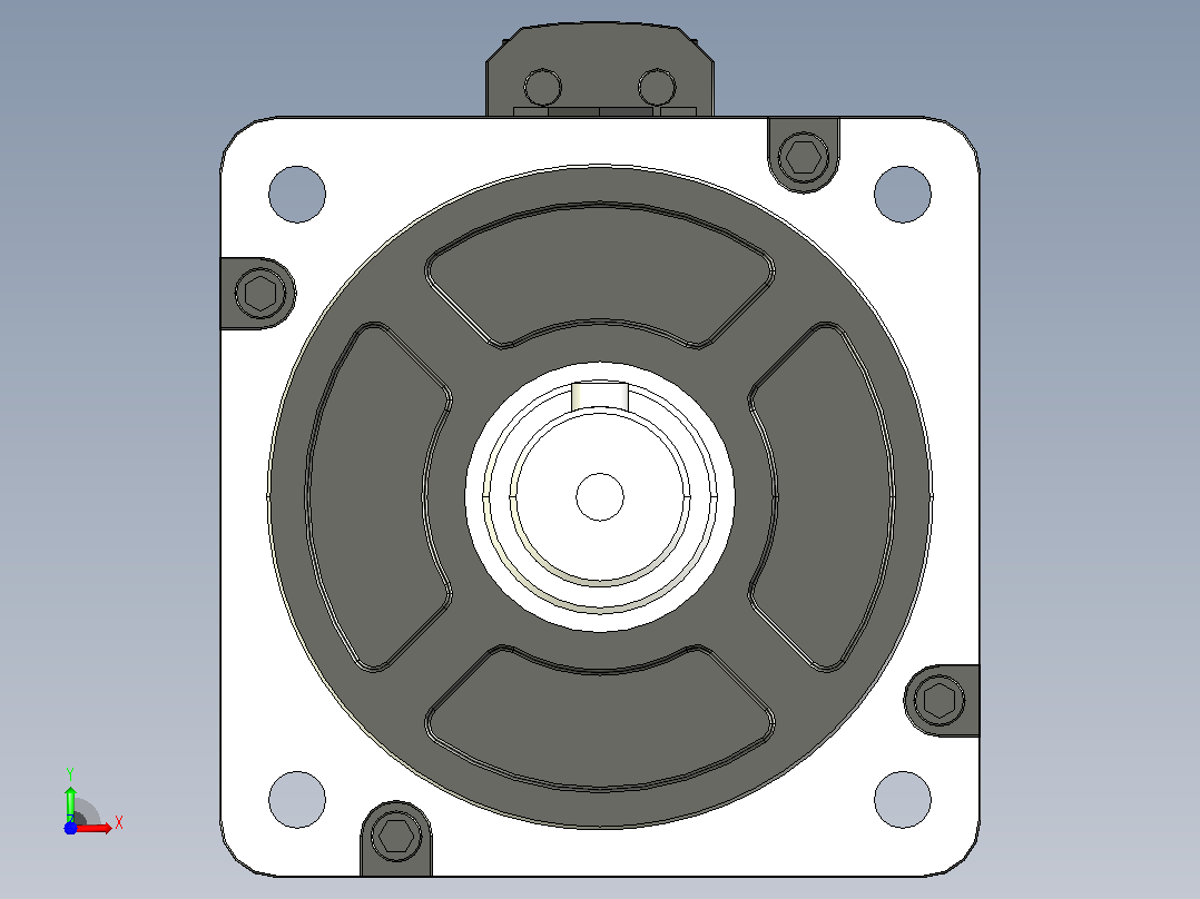 60-90系列伺服电机[80ST-M04025]前视图