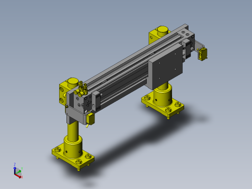 平行(反方向)输送机移载装置