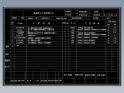 机械加工工艺过程卡片.dwg