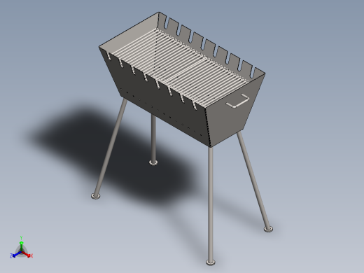 烧烤炉、BBQ炉（SW2010含正等轴测缩略图