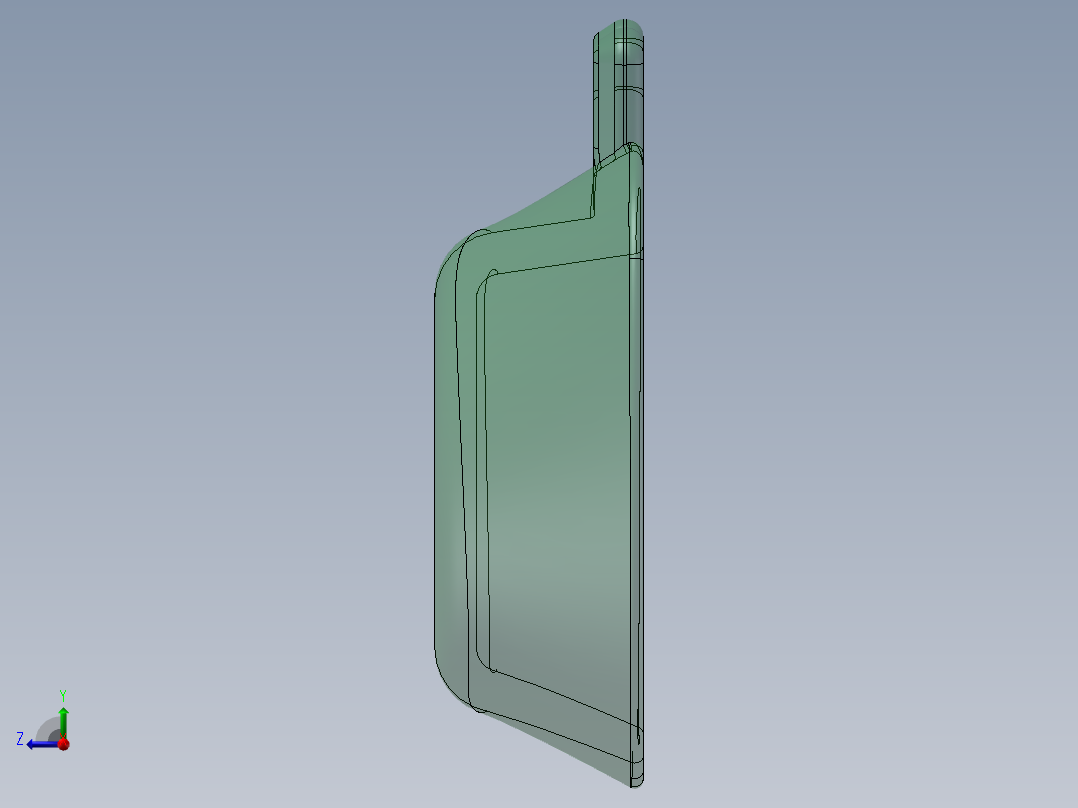 苹果醋盘（纯玻璃，装醋用的喔）右视图