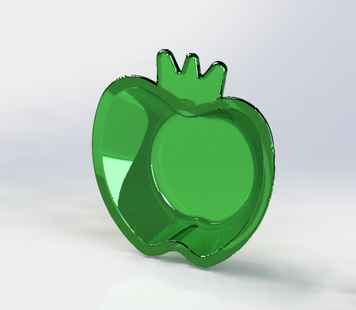 苹果醋盘（纯玻璃，装醋用的喔）缩略图