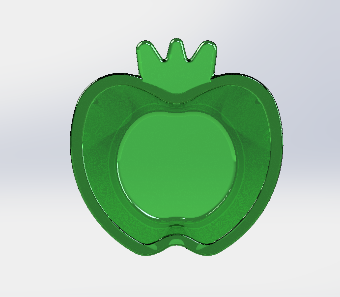 苹果醋盘（纯玻璃，装醋用的喔）