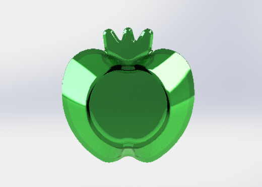 苹果醋盘（纯玻璃，装醋用的喔）缩略图