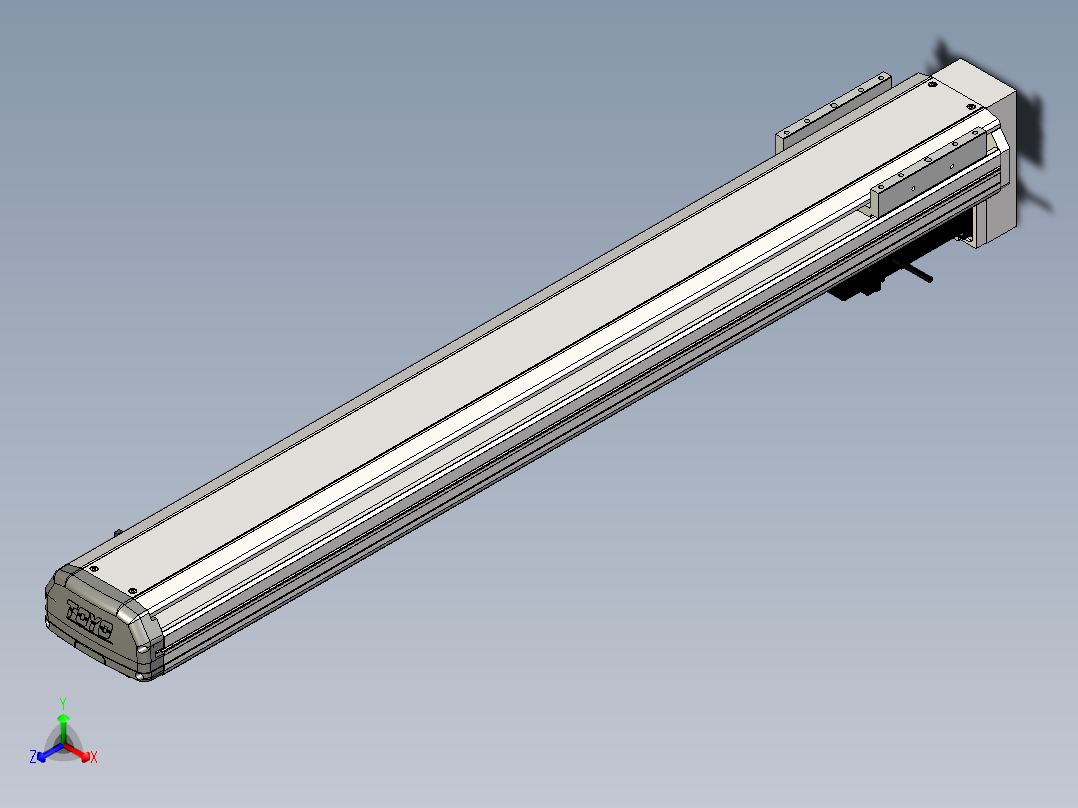 Toyo东佑达直线模组-ETH14-900-BM-400W+煞車主视图