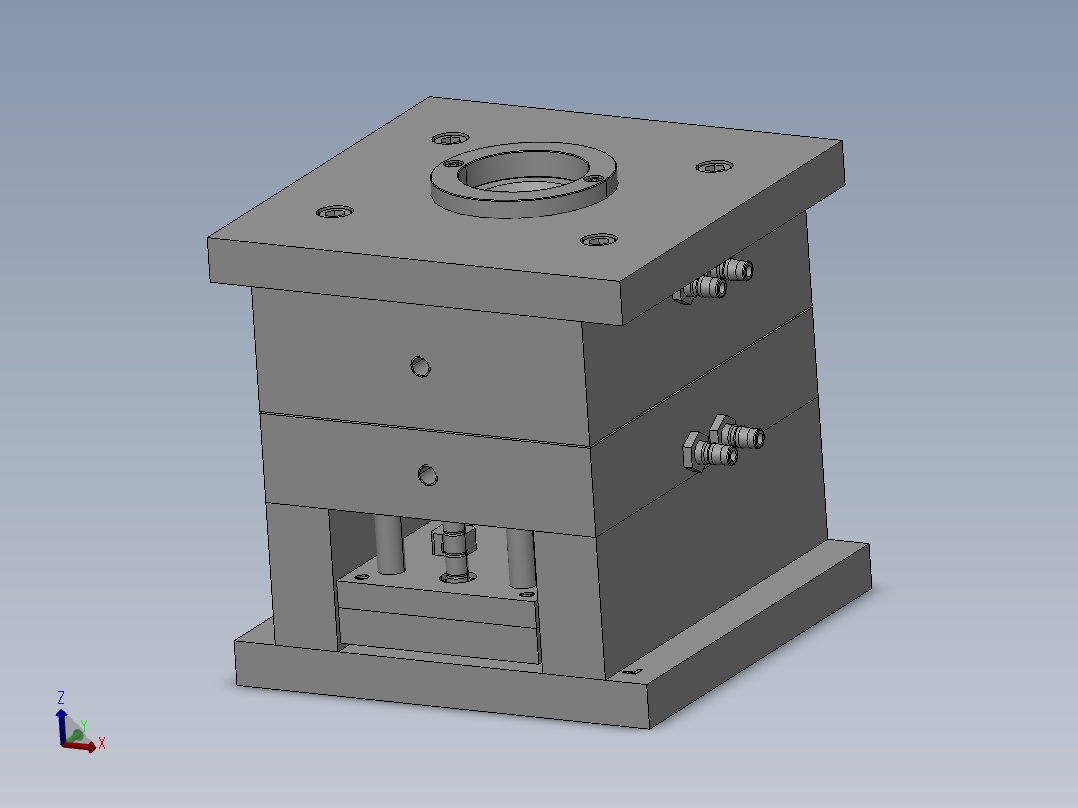 画图+简约窗帘挂钩注塑模具