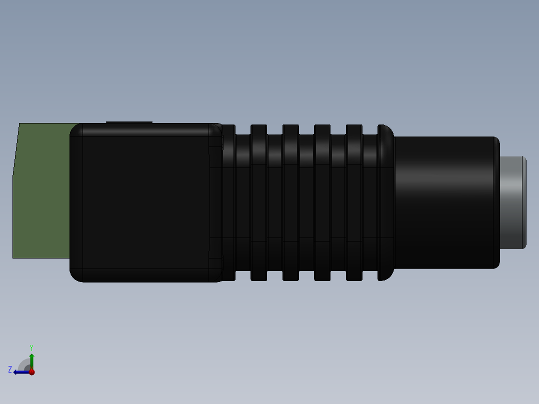 电容器 二极管 电阻器-Barrel-Jack Socket Terminal右视图
