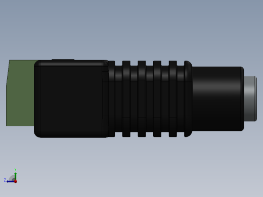 电容器 二极管 电阻器-Barrel-Jack Socket Terminal右视缩略图
