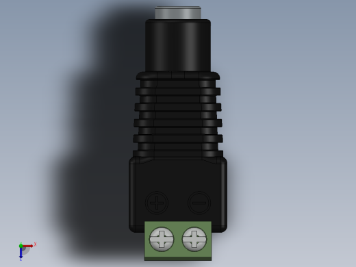 电容器 二极管 电阻器-Barrel-Jack Socket Terminal俯视缩略图