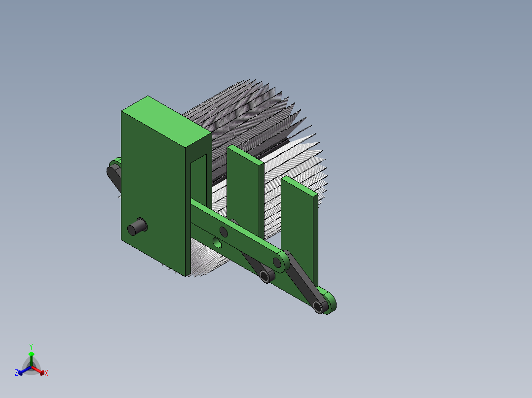 刷子正等轴测图