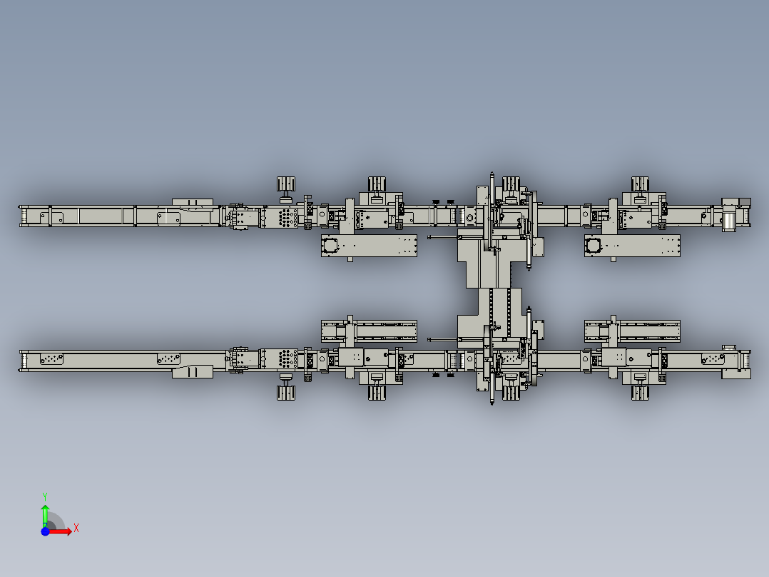 镜头自动组装设备前视图