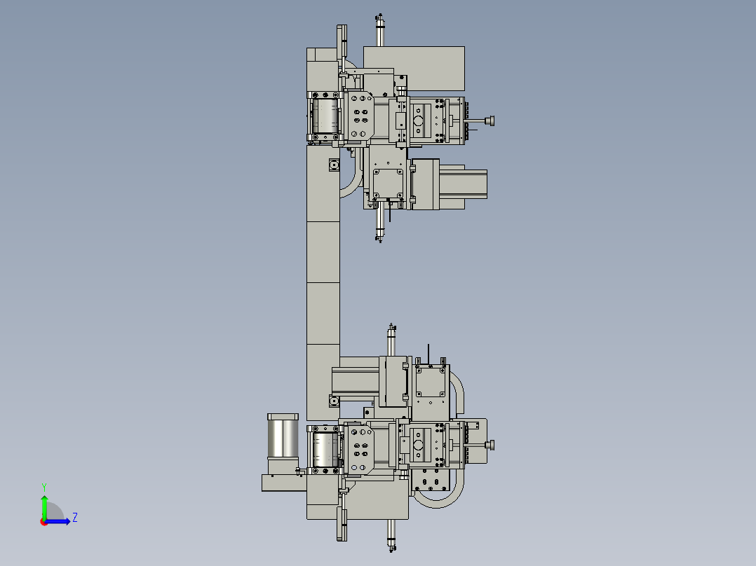镜头自动组装设备左视图
