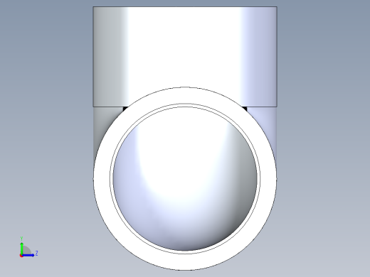 聚氯乙烯配件05-Sch80_90Elbow_SxS_806-025 _2.5in左视缩略图